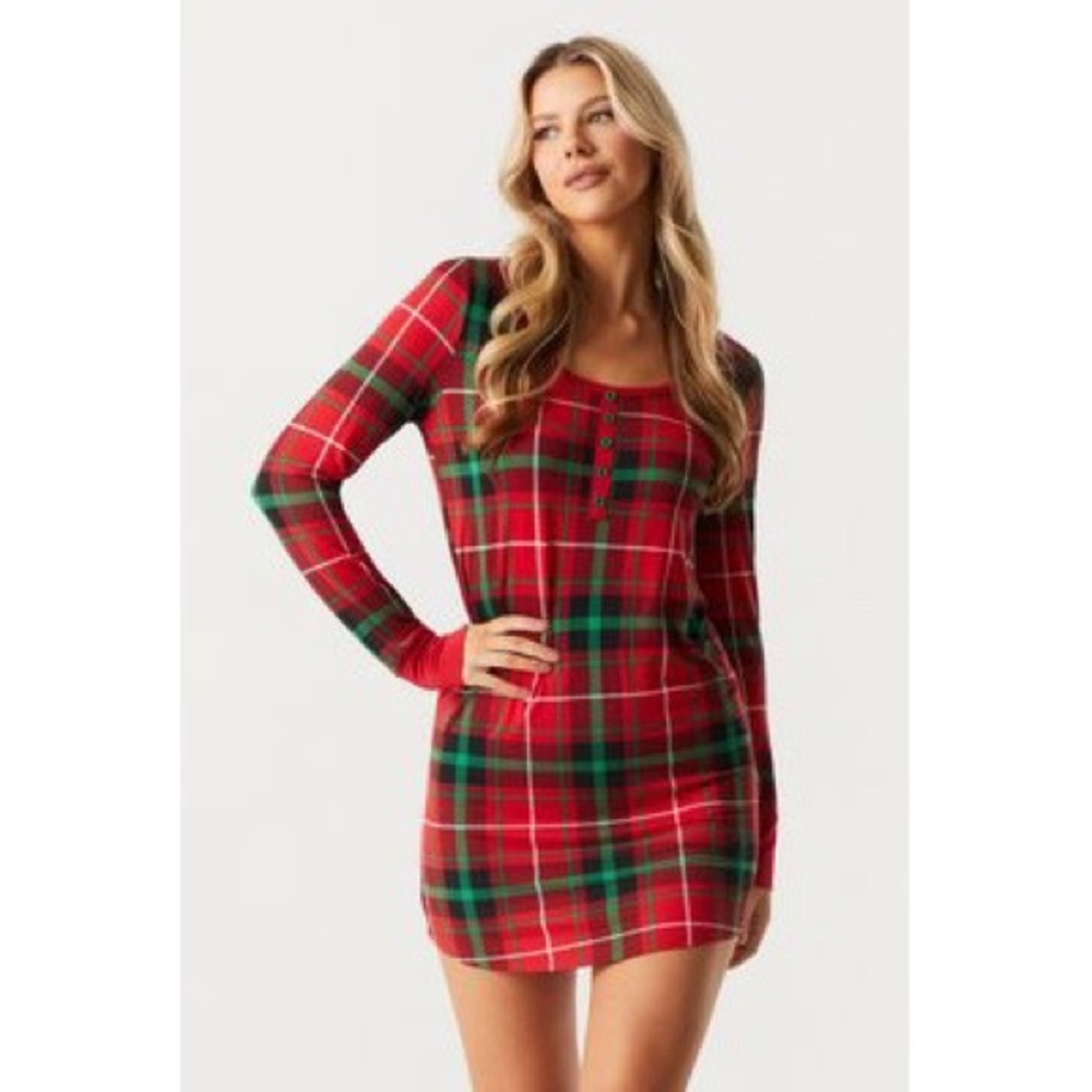 FAMMY JAMMIES Christmas Panama Dress